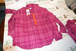 *Jachs Girlfriend of New York Pink Check Shirt Size: M