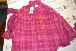 *Jachs Girlfriend of New York Pink Check Shirt Size: M