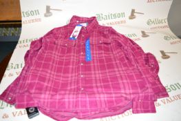 *Jachs Girlfriend of New York Pink Check Shirt Size: L