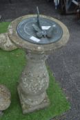Copper & Brass Garden Sundial