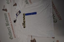 *Ellesse White T-Shirt Size: L