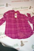 *Jachs Girlfriend of New York Pink Check Shirt Size: S