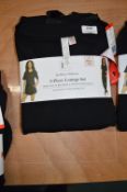 *Flora Nikrooz 3pc Black Lounge Set Size: M
