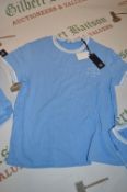 *Jack Wills Peach Feel Pale Blue T-Shirt Size: M