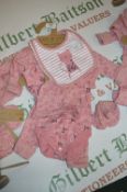 Lilly & Jack Green Label 0-3 Months Set: Sleep Suit, Hat, Bib, Body Suit & Mitts