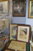 Vintage Framed Pictures and Prints