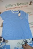 *Jack Wills Peach Feel Pale Blue T-Shirt Size: S