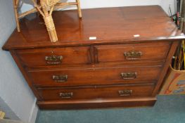 Edwardian Mahogany Dressing Chest Base