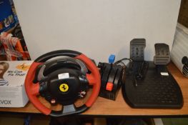 *Thrust Master Racing Wheel Controller with Pedals