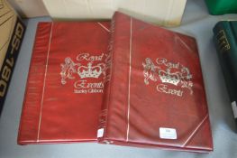 Two Album of Royal Events Stamps