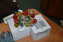 Two Christmas Bauble Lights