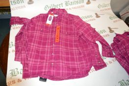 *Jachs Girlfriend of New York Pink Check Shirt Size: M