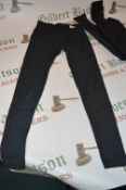 *Ellen Reyes Charcoal Leggings Size: S