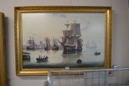 Framed Sailing Ship Print