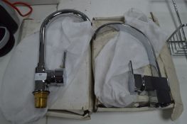 Two Chrome Mixer Taps