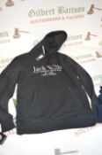 *Jack Wills Black Hoodie Top Size: S
