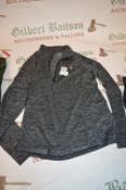 *Under Armour Charcoal Half Zip Top Size: L (damaged zip)