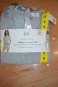 *Flora Nikrooz 3pc Grey Lounge Set Size: S