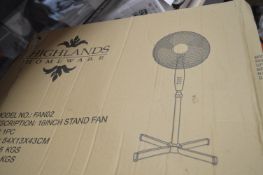 *Highlands 16” Stand Fan