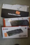 *Four Assorted Computer Keyboards