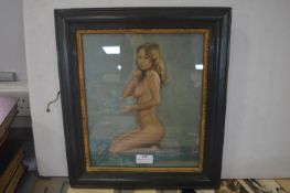 Oil on Canvas Nude Study by J.C. Lyle