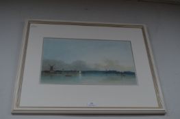 Watercolour Riverscape (unsigned)