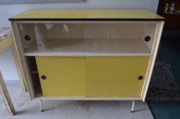 1950's Formica Glazed Cabinet