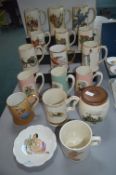 Fifteen Retro Tankards Including T.G. Green Bass Worthington etc.