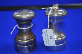 Silver Cruet Set Hallmarked London 1979