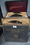 Case and Album of 78rpm Shellac Records