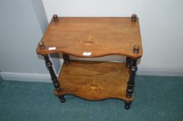 Small Victorian Inlaid Whatnot