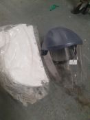 * face shield and quantity of replacement visors