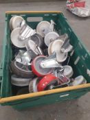 * mild steel and S/S castors
