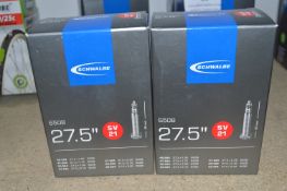 *Two Schwalbe 650B 27.5” SV21 Inner Tubes