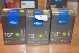 *Three Boxes of Schwalbe 18” AV5 Inner Tubes