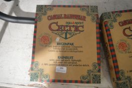 *Vintage AGU Sport Celtic Rainsuit Size: S