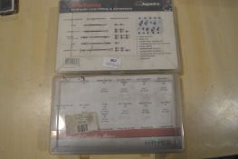 *Two Parts Boxes of Assorted Bicycle Parts Including Plugs, Cable Grips, Seal Washers, Nuts,