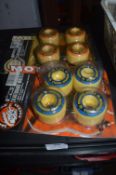*Two Packs of Four Skateboard Wheels