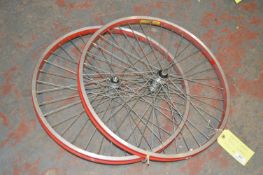 *Set of Front and Rear Wheels 27x1.75”