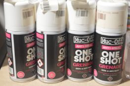*Four 150ml Cans of Muc-Off Anti-Viral Disinfectant Spray