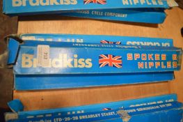 *Three Boxes of Bradkiss Spokes & Nipples