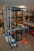 *6ft Metal Three Shelf Racking plus Two Shelves (c