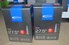 *Two Schwalbe 650B 27.5” SV21 Inner Tubes