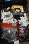 *Box of Bike Accessories Including Lights, etc.