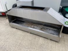 *Heavy duty charcoal grill - 2m long stainless steel