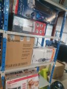 * returned goods - unknown condition - contents of bay. Vax/air purifier/hoover/microwave