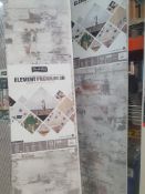 * 2 x packs Grosfillex Element Premium 3D wall cladding - Brique Loft (3 x 260cm x 50cm - 3.9m