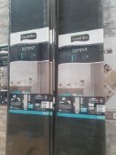 * 10 x packs Grosfillex wall cladding - Stone Anthracite S (3 x 260cm x 37.5cm - 2.925m coverage)