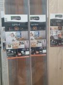 * 15 x packs Grosfillex wall cladding - Patchwork (3 x 260cm x 37.5cm - 2.925m coverage)