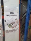 * 1 x pack Grosfillex Element Premium 3D wall cladding - Marbre Tile (3 x 260cm x 50cm - 3.9m